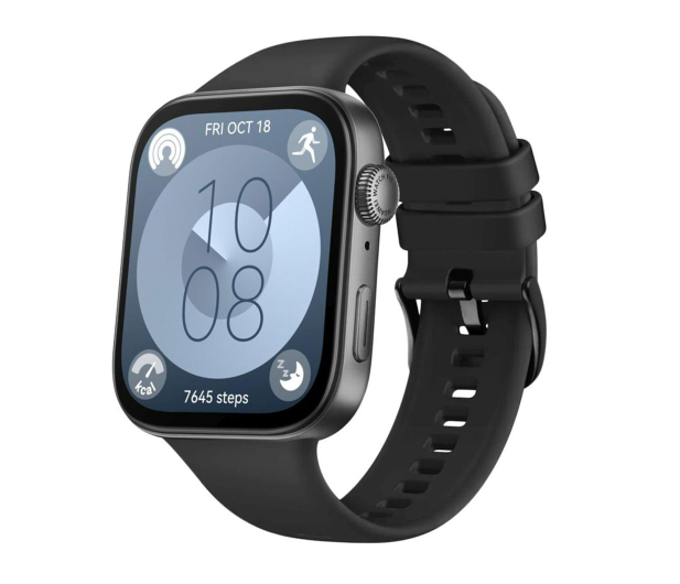 FIXED Silicone Strap do Huawei Watch FIT 3 black FIXSSTB-1388-BK - 1341090 - zdjęcie